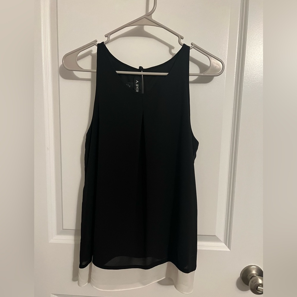 Black A Byer Sleeveless Top